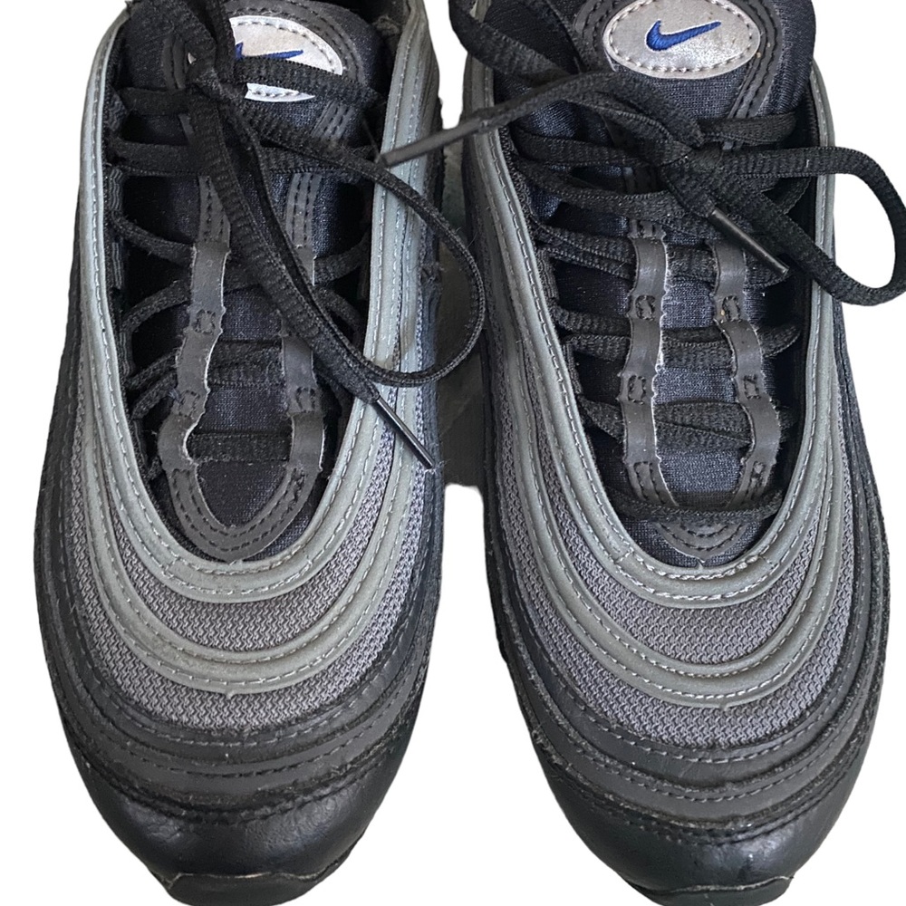 Nike Air Max 97 Grade School Black Racer Blue 6.5y